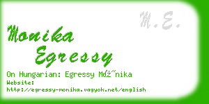 monika egressy business card